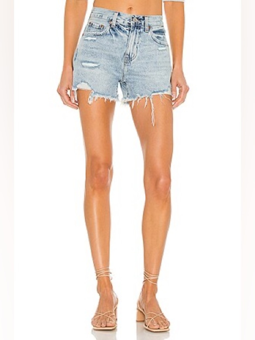 Pistola Nova Relaxed High Rise Cut Off Short in Bowery, size 27, EUC #festival